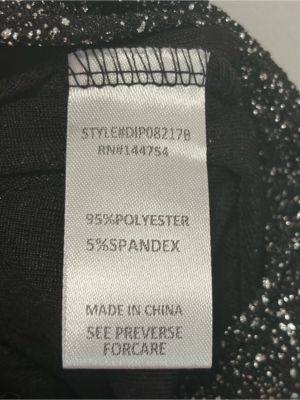 Davi & Dani Sparkle Luxe Wide Leg Pants NWT size Large Black Silver Flowy - Picture 6 of 12